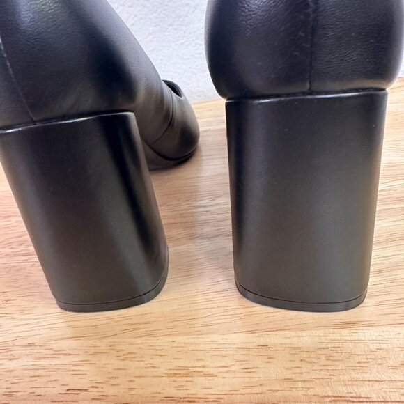 Calvin Klein 8.5M Black Jasmine Stylist Leather Upper Pumps Heels Shoes - Picture 11 of 12